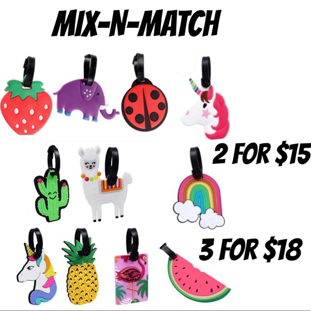 STRAWBERRY BACKPACK / LUGGAGE TAG NWT - Picture 4 of 5